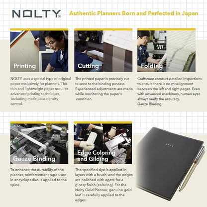 NOLTY Business Basic Diary A5 Weekly Planner 2026, January Start, Japanese Edition, Pink, 2026-6702