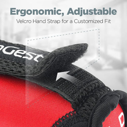 LoGest Soft Hand Weights Adjustable Straps - Comes in 1LB Weights or 2LB or 3LB 4LB - Comfortable & Secure Weighted Neoprene Dumbbells with Straps for Walking Running Cardio Workout Physical Therapy