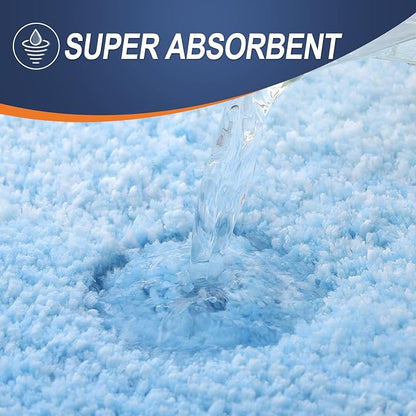 OLANLY Large Bathroom Rugs Mat 50x30, Extra Soft Absorbent Microfiber Bath Rugs, Rubber Backing, Quick Dry, Machine Washable Bath Mats for Bathroom, Tub and Shower, Home Decor Accessories, Sky Blue