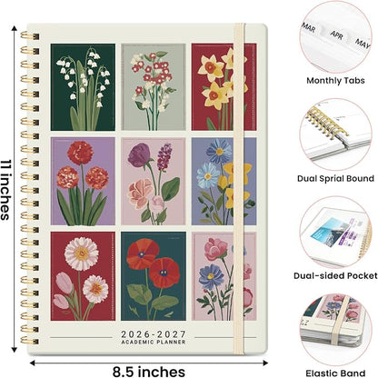 ZOTIA Planner 2026-2027, Jul 2026-Jun 2027 Weekly & Monthly Calendar
