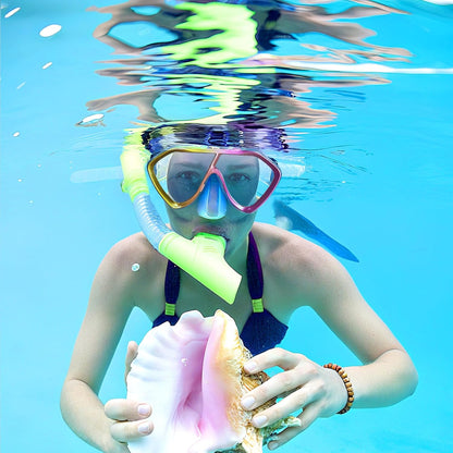 Scuba Diving Mask for Adults - Premium Anti-Fog Snorkeling Mask Comfortable & Leak-Proof Swim Goggles with Nose Cover for Scuba Diving, Snorkeling & Underwater Adventures