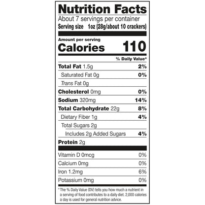 Snack Factory Pretzel Crisps, Cheddar Cheese, 7.2 Oz