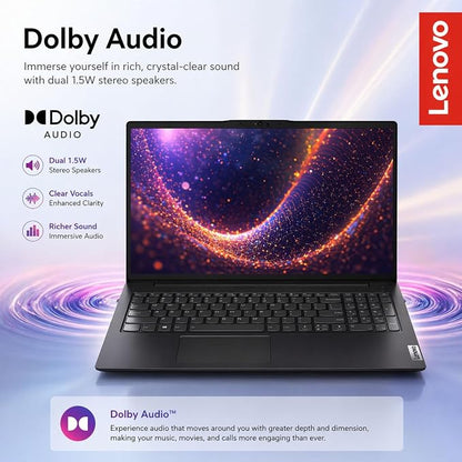 Lenovo V15 Business Laptop 2026 Edition, AMD Ryzen 3 7320U (Beat i7-1065G7), 15.6" FHD Display, 16GB DDR5 RAM, 1TB NVMe SSD, Wi-Fi 6, RJ-45, Dolby Audio, Windows 11 Pro, Black