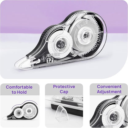 30 Pcs Correction Tape, 39.37 Ft, Tear-Resistant, 0.2 in Width