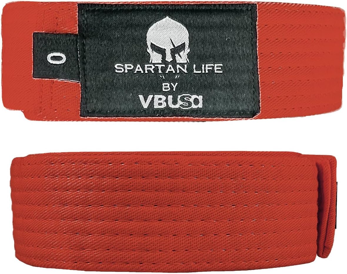 Karate Belt, All-Purpose Martial Arts Belt, Judo, Taekwondo Belt, Durable MMA Color Rank TKD Belt Size 0-6.