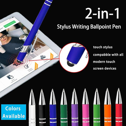 Qingxily Custom Pens Bulk - Up to 300 Personalized Ballpoint Pens With Free Engraving - Customized Stylus With Your Name, Text, Message for Business, Graduation, Anniversaries - Colorful 252 Pcs
