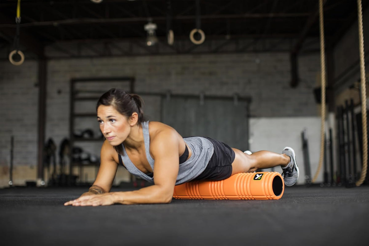 TRIGGERPOINT Performance Therapy Grid Patented Multi-Density Foam Massage Roller Exercise, Deep Tissue&Muscle Recovery Relieves Muscle Pain & Tightness, Improves Mobility & Circulation