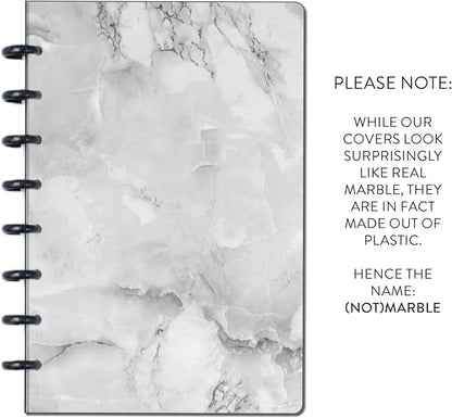 BetterNote COVER 11-Disc Planner Lightweight Durable LARGE (Not) Marble