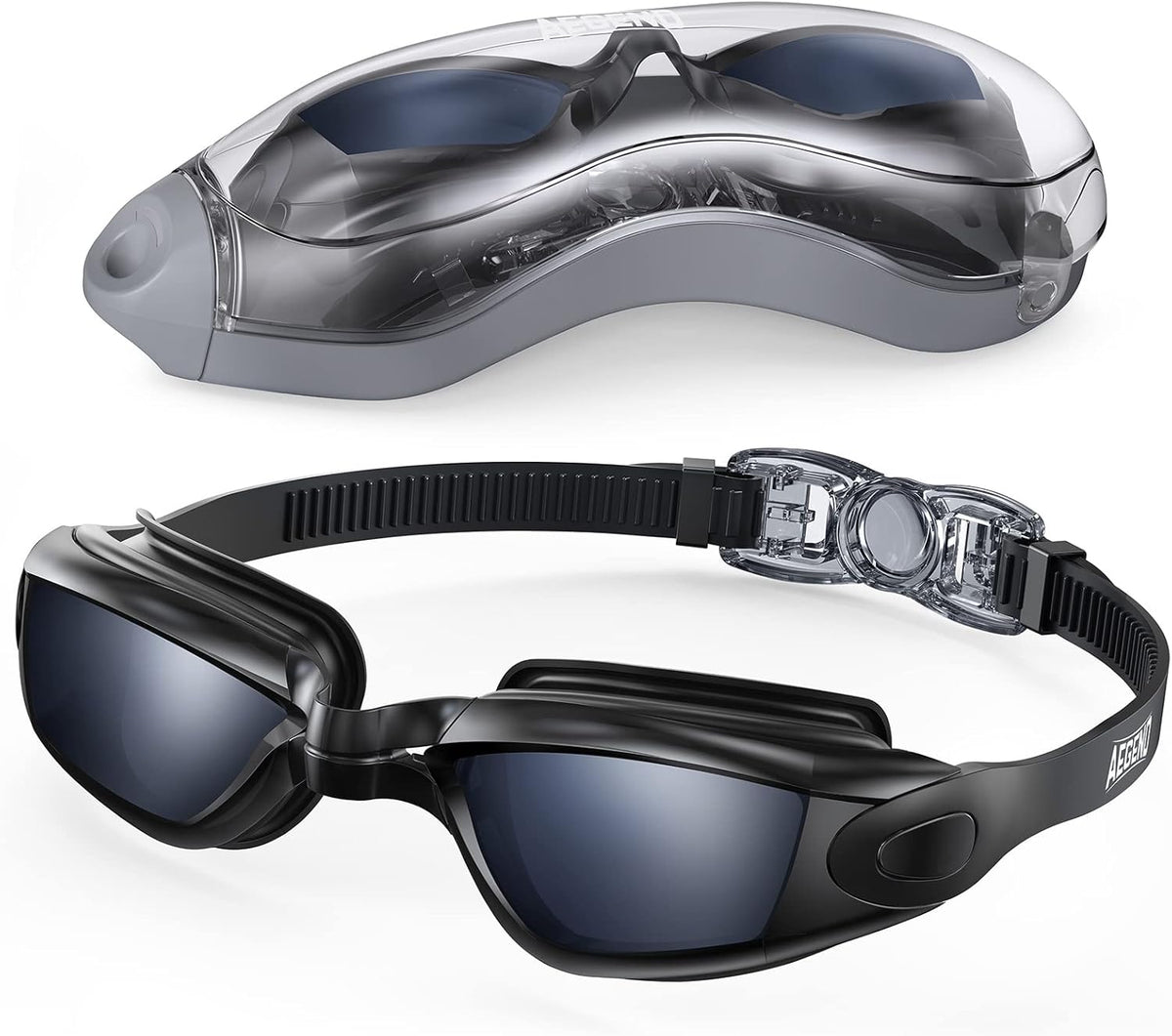 Aegend Swim Goggles, Swimming Goggles No Leaking Full Protection Adult Men Women Youth