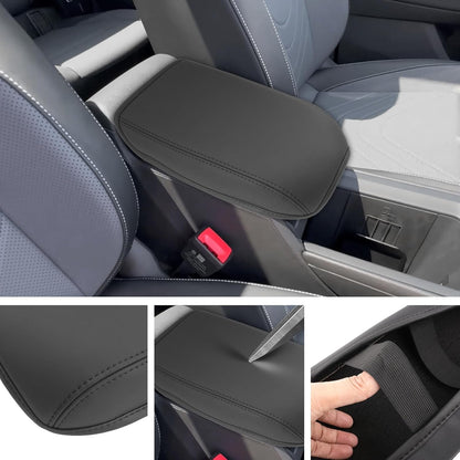 SXCY for 2025 VW Tiguan Armrest Cover for 2025 Volkswagen Tiguan Accessories 2025 Tiguan Center Console Cover 2025 Tiguan Middle Console Cover (Thin Cover with Black Line)
