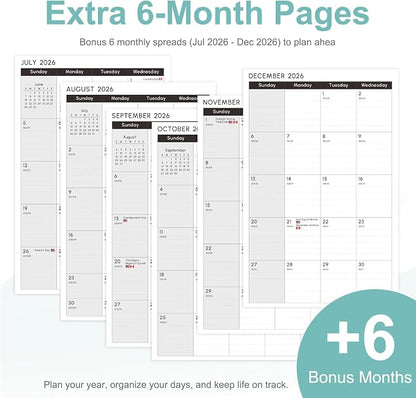 2027 Planner, Weekly and Monthly Calendar Planner Book, A5(6.3'' x 8.5'')