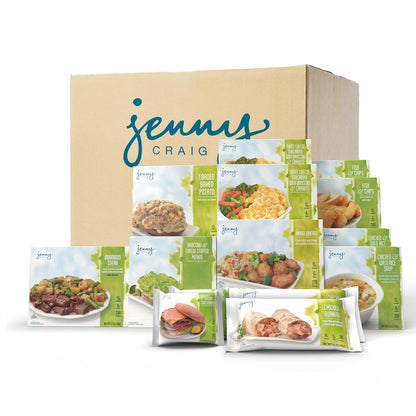 Jenny Craig 14-Count Entrée Kit Menu 2 – Frozen Meal Kit includes 14 Full Entrées to make living better delicious, nutritious and convenient! Enjoy Prepared Meals, Eat Better, and Love the New You!