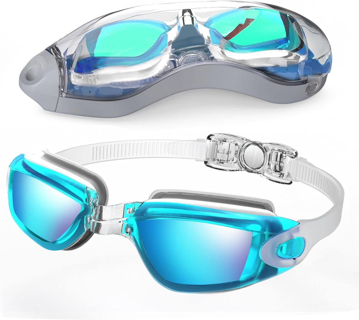 Aegend Swim Goggles, Swimming Goggles No Leaking Full Protection Adult Men Women Youth