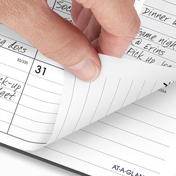 AT-A-GLANCE 2026 Planner, Weekly & Monthly, 8-1/2" x 11", Large, Spiral Bound, DayMinder, Gray (GC5450726)