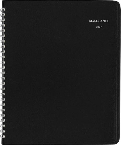 AT-A-GLANCE 2027 Planner, Weekly, 7" x 8.75", Column-Style, DayMinder, Black (G5900027)