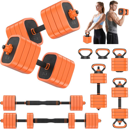 Adjustable Dumbbells Set, 45/65/85 lbs Free Weight Set with Connector, 4 in1 Dumbbells Set for Home Gym Workout