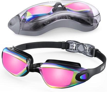 Aegend Swim Goggles, Swimming Goggles No Leaking Full Protection Adult Men Women Youth