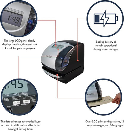 Acroprint ES900 Electronic Payroll Recorder/Time Stamp/Numbering Machine