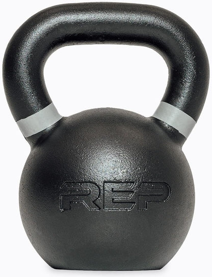 REP Fitness Single Kettlebells 5lb to 50lb Range, Cast Iron, Strength Training, Adjustable Weight, Power Workout Equipment, Home Gym, Free Weights, Dumbbell Alternative, Exercise, Men, Women
