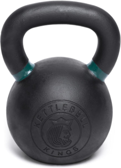 Kettlebell Kings Powder Coated Kettlebell Weights - 9-97 lb Strength Training Kettlebells for Men and Women - Hand Weights Workout Gym Equipment - Weights Set for Home Gym- New