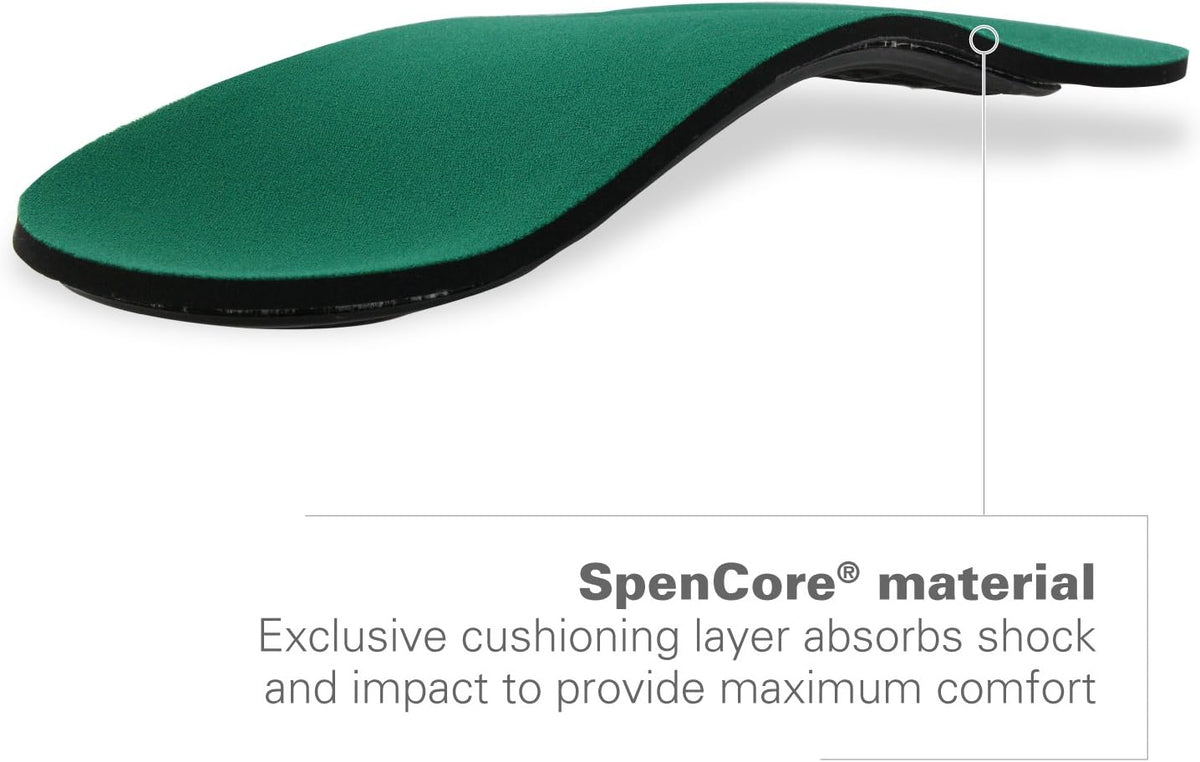 Spenco Rx Orthotic Arch Support 3/4 Length Shoe Insoles Men's 14-15.5