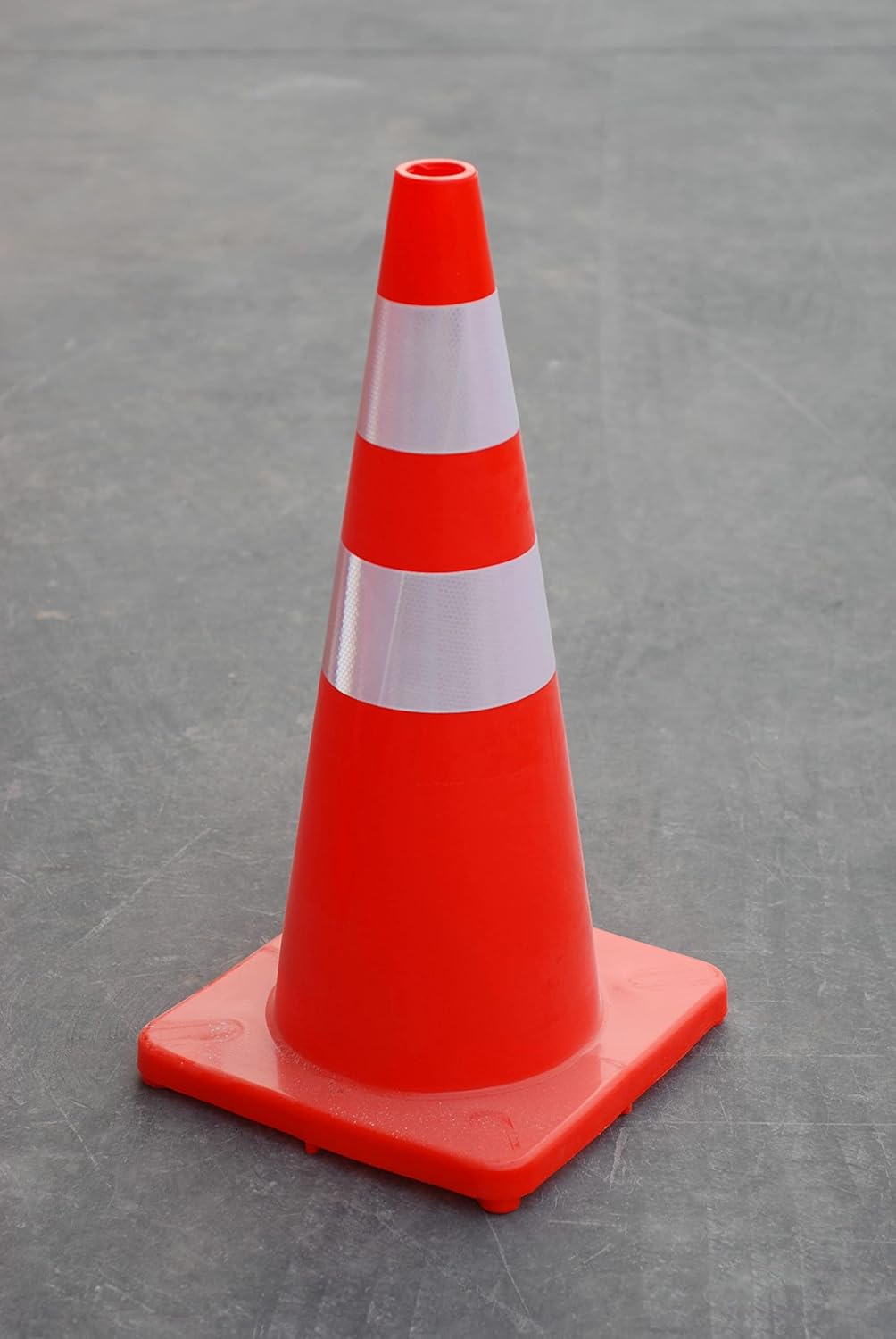 6, 9, 12, 18, 28 Inch Sports Training Traffic Cones - Durable Orange Cones for Soccer, Football, Basketball, Agility Drills, Parking, Safety, Road Use (Set of 12)