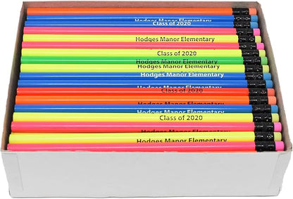 Pencil Guy Neon Round Pencils