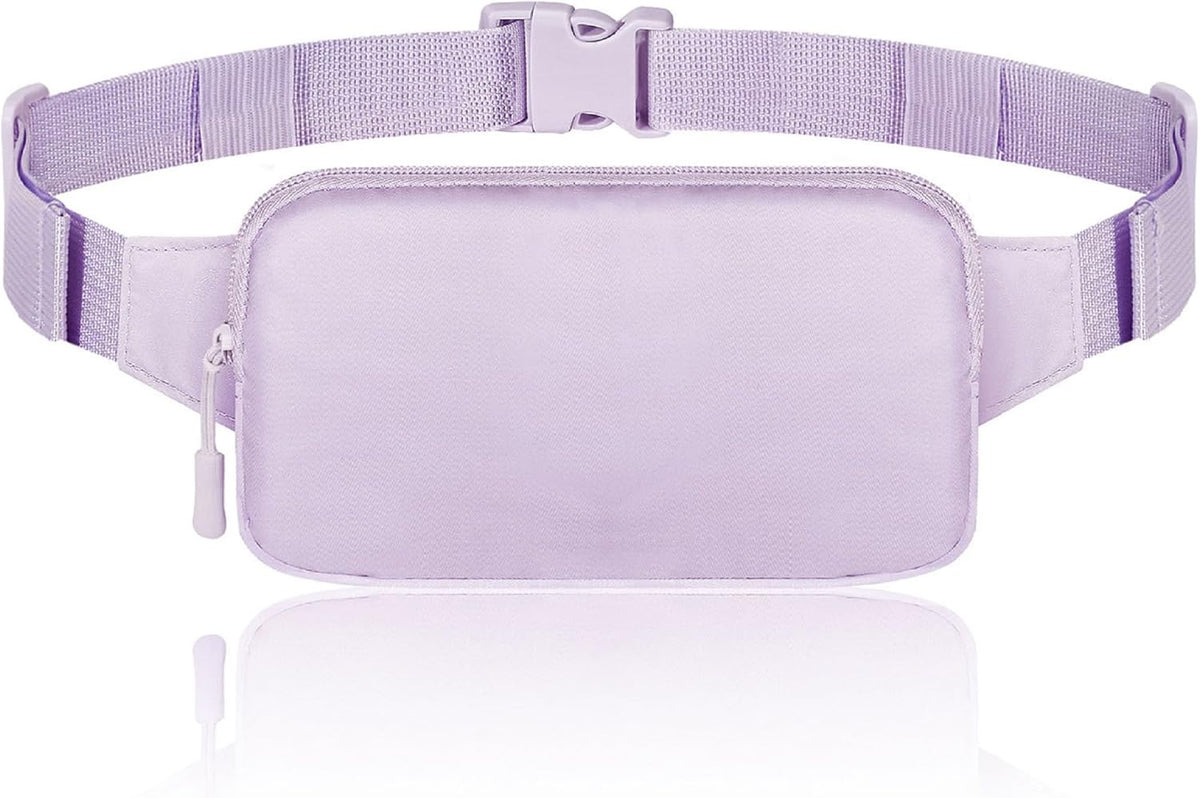 MoKo Fanny Packs for Women Men, Fashion Running Waist Packs, Crossbody Mini Bag Fanny Pack Belt Bag with Adjustable Strap for Running Outdoors Workout Travel Hiking Cycling