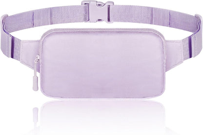 MoKo Fanny Packs for Women Men, Fashion Running Waist Packs, Crossbody Mini Bag Fanny Pack Belt Bag with Adjustable Strap for Running Outdoors Workout Travel Hiking Cycling