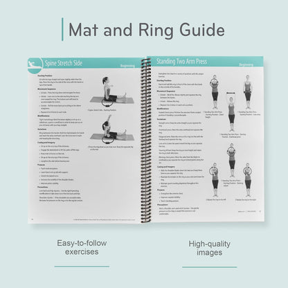 Balanced Body Bundle - Ultra Fit Circle, Ring Guide Book for Pilates at Home