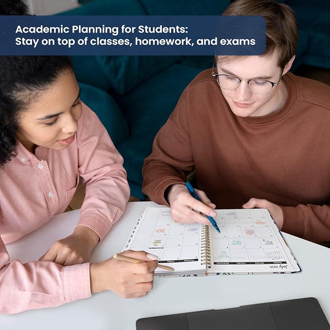 Academic Planner 2026-2027, Jul 2026-Jun 2027 Monthly & Weekly Planner