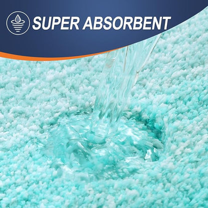 OLANLY Large Bathroom Rugs Mat 50x30, Extra Soft Absorbent Microfiber Bath Rugs, Rubber Backing, Quick Dry, Machine Washable Bath Mats for Bathroom Floor, Tub and Shower, Home Decor Accessories, Teal