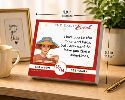 The Daily B 2027 Daily Desk Calendar: Boxed Page-a-Day Humor Calendar with Sarcastic Quotes, Bold Attitude & Snarky Sayings