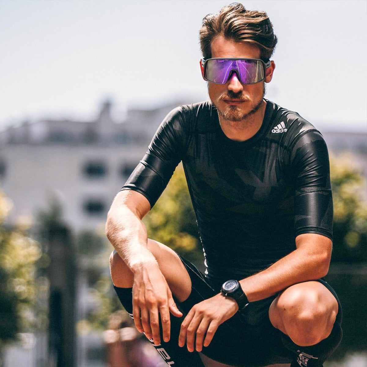 Polarized Sports Sunglasses for Men and Women Cycling Glasses UV Protection Goggles for Mountain Bike Running Fishing