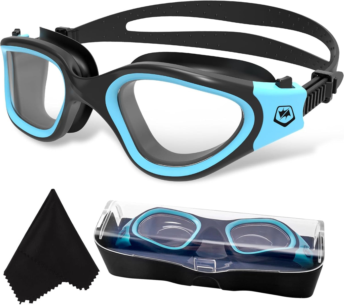 WIN.MAX Polarized Swimming Goggles Swim Pool Goggles Anti Fog Anti UV No Leakage Clear Vision for Men Women Adults Teenagers