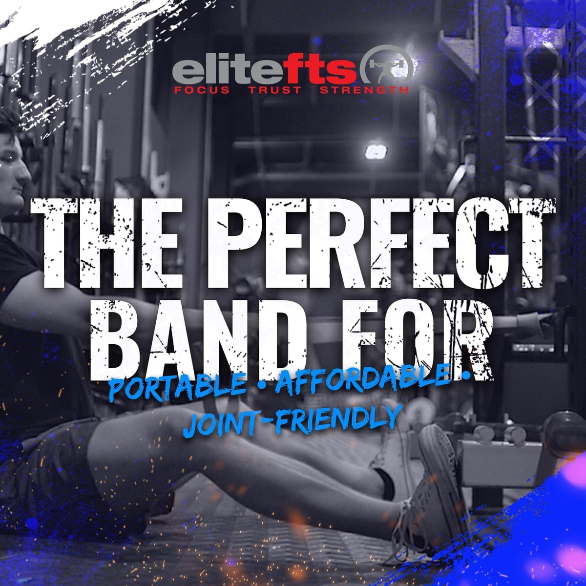EliteFTS Pro Resistance Band - Boost Core Stability and Flexibility with This Portable, Joint-Friendly Tool