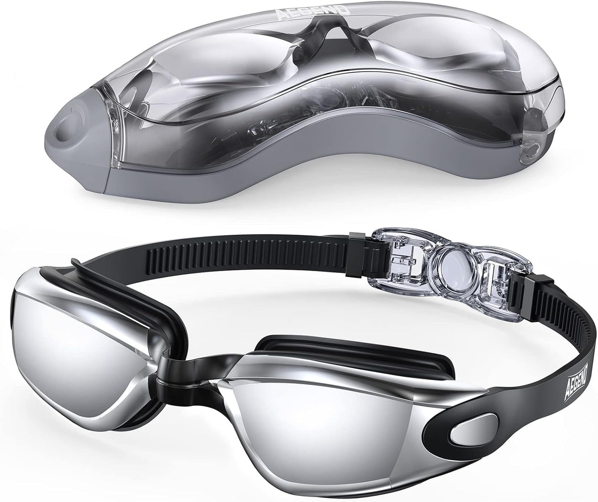 Aegend Swim Goggles, Swimming Goggles No Leaking Full Protection Adult Men Women Youth