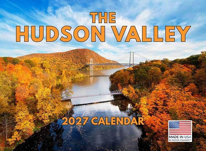 Hudson Valley Calendar 2027 Monthly Wall Calender 12 Month