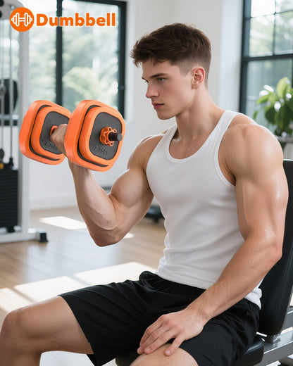 Adjustable Dumbbells Set, 45/65/85 lbs Free Weight Set with Connector, 4 in1 Dumbbells Set for Home Gym Workout