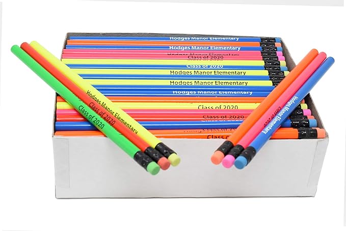Pencil Guy Neon Round Pencils