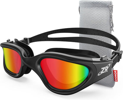 ZIONOR G1 Polarized Swimming Goggles for Unisex Adult Women Anti Fog 100% Anti UV Diving Goggles
