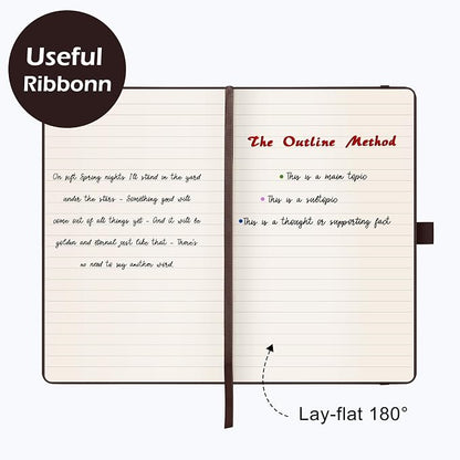 Ruled Notebook/Journal - Classic Lined Journal/Notebook, 5.3'' x 8.26''