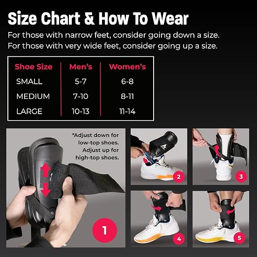 Active Ankle T2 Ankle Brace, Rigid Ankle Stabilizer for Protection & Sprain Support for Volleyball, Cheerleading, Ankle Compression Braces for Men & Women, White, Small