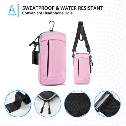 Phone Holder Arm Bands for Running Armband Small Crossbody Bags for Women Kids,iPhone 15 14 13 12 11 Pro Max Xs Xr X 6 7 8 Plus SE Mini Galaxy Ultra Edge S24 S23 Note
