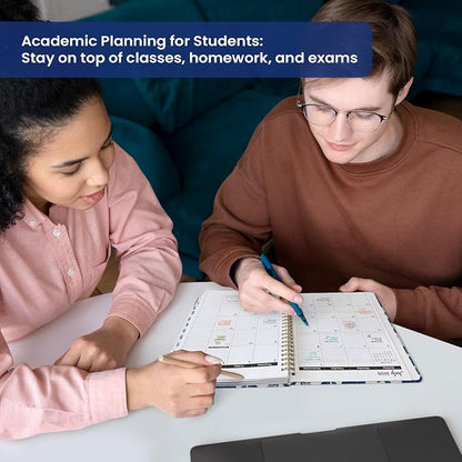 Academic Planner 2026-2027, Jul 2026-Jun 2027 Monthly & Weekly Planner