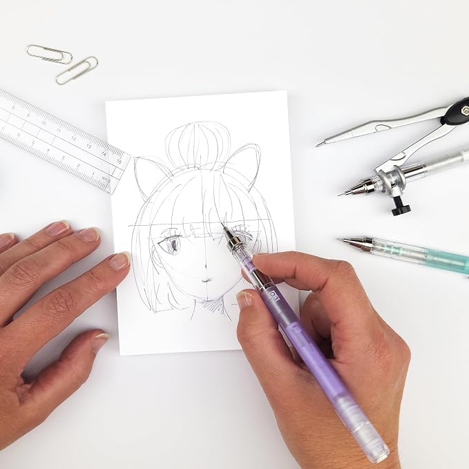 Tombow Mechanical Pencil MONO Graph 0.3 mm Transparent HB with Shake Mechanism Fine Lead Pencil Refillable Eraser Ideal for Fine Lines [SH-MG20-R3]