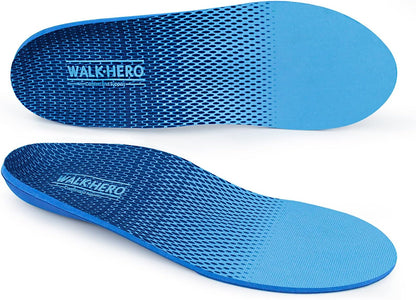 Plantar Fasciitis Feet Insoles Arch Supports Orthotics Inserts Relieve Flat Feet, High Arch (Mens 9-9 1/2 | Womens 11-11 1/2)