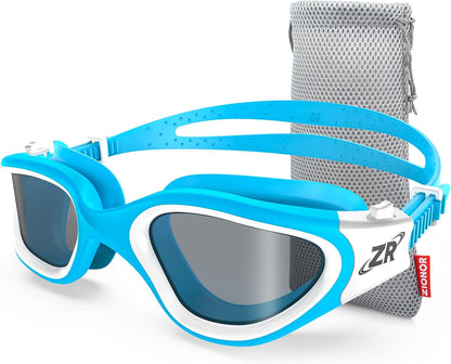ZIONOR G1 Polarized Swimming Goggles for Unisex Adult Women Anti Fog 100% Anti UV Diving Goggles