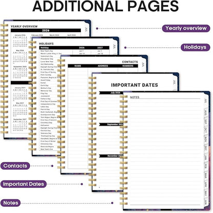 Academic Planner 2026-2027, Jul 2026-Jun 2027 Monthly & Weekly Planner