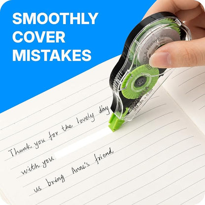 OWLKELA 56Pcs Correction Tape, 39.3 Ft, Colored core